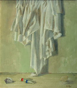 Draperija 2, ulje na platnu, 81 x 70 cm, 1999.