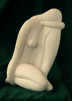 ena koja sjedi II, kamen pjeanik / Sitting woman II, sandstone